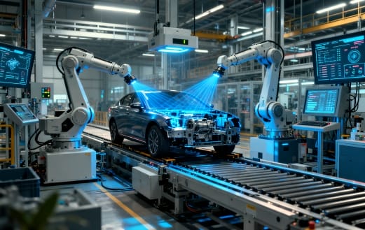 视觉检测系统在自动化生产线的深度应用：从AOI到自适应控制